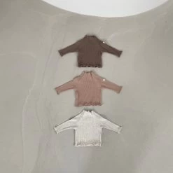 Baby Ribbed Long Sleeve Top - Beige -Mini Moments Shop image 072a8e56 1ec1 4600 95ac ced5d3692a5c