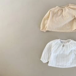 Baby Embroidery Blouse - Beige -Mini Moments Shop image 169e9870 fd82 4d33 bf13 3a526a1b354a