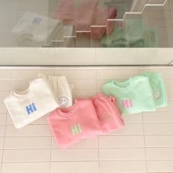 Hi Sweat Set - Mint/Pink -Mini Moments Shop image 19c429a6 6c59 4559 8940 1e9d0297b3bc