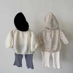 Luna Gauze Blouse - Cream -Mini Moments Shop image 1c450863 07e5 4656 9b4f 7af6f2ad0fa9