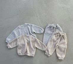 Kid's Ribbed Jogger Set - 2 Colors