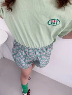 Tulip Crop Shorties Set | Green