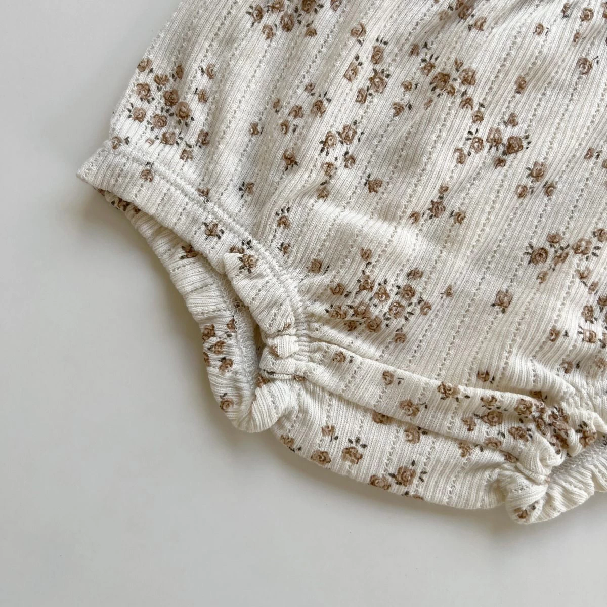 Baby Pointelle Bodysuit Set - Mint 4 Baby Pointelle Bodysuit Set - Mint - Image 4