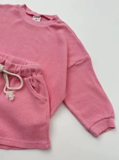 Kid's Waffle Set | Pink