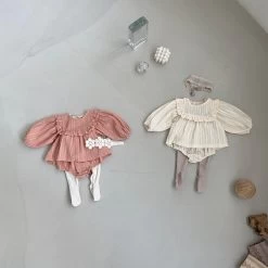 Frill Bloomers Set - Coral -Mini Moments Shop image 2e8e305b 3e1f 4ed1 bc74 c7b05693dae8