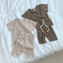 Baby Rib Lounge Set - 4 Colors -Mini Moments Shop image 3635c810 6828 4bbf ae22 4d295d84ee85