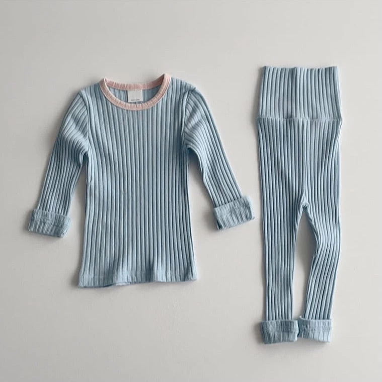 Spring Rib Pyjamas - Blue 1 Spring Rib Pyjamas - Blue