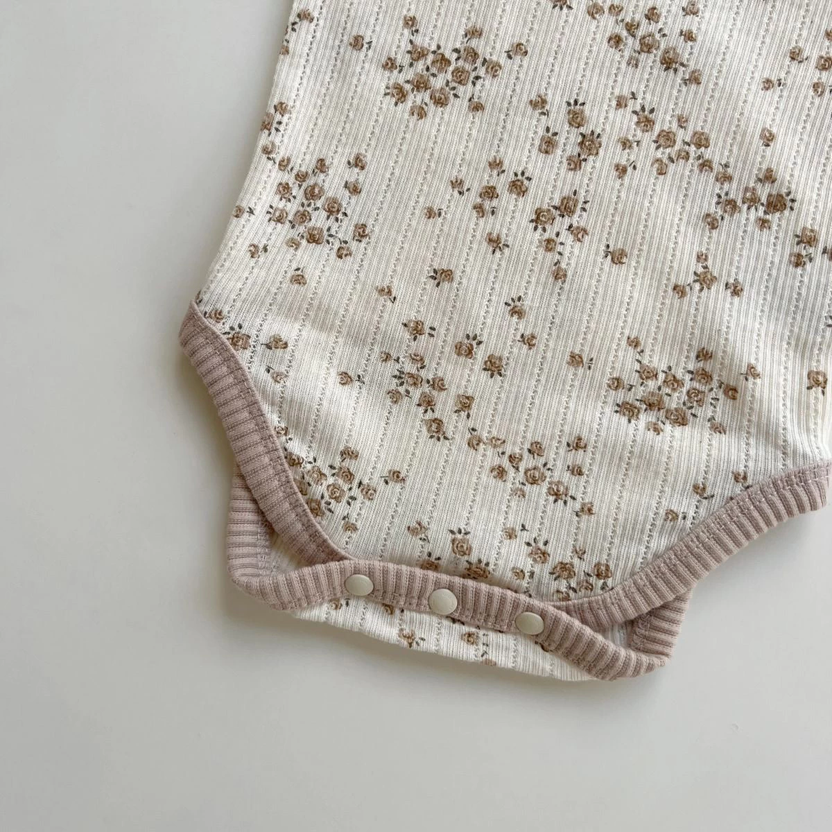 Baby Pointelle Bodysuit Set - Mint 3 Baby Pointelle Bodysuit Set - Mint - Image 3