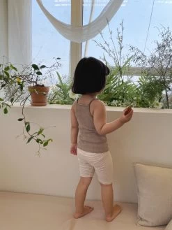 Ribbed Cami Top (Kid’s) - Cocoa -Mini Moments Shop image 4ca5db74 b921 4753 9bda cce89edb111a