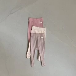 Baby Footed Leggings - Pink -Mini Moments Shop image 5008282e cfec 4718 ac48 83c82525c25a