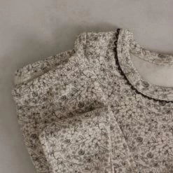 Flynn Floral Pyjamas - Dark Grey