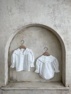 Kid’s Collared Blouse - Ivory