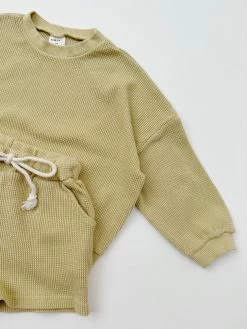 Kid's Waffle Set | Sage Green