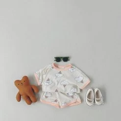 Ice Cream Shorties Set | Beige
