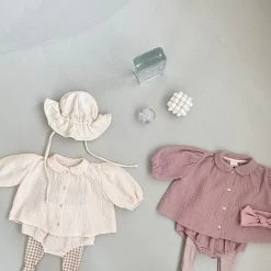 Collared Gauze Set - Cream -Mini Moments Shop image 765029df ef46 4246 a82a 9360a92fd9d0