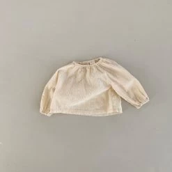 Baby Embroidery Blouse - Beige