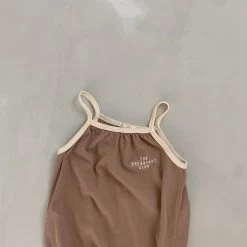 The Breakfast Club Romper - Brown