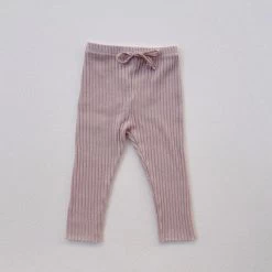 Madeleine Ribbed Leggings - Pink