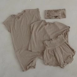 Baby Charming Romper | Mocha