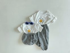 Daisy Check Set - Black