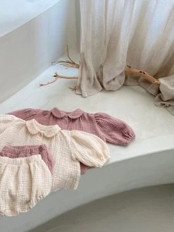 Collared Gauze Set - Cream -Mini Moments Shop image 9bcf6fef b0d1 48b2 afcb 16692937e723