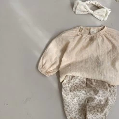 Baby Embroidery Blouse - Beige -Mini Moments Shop image 9cb631cc d387 4d79 833d 8304036948b1
