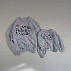 Mama's Perfection Crewneck - Heather Grey -Mini Moments Shop image 9ee5025f 9048 45d9 b91e 66f1aadd5fbc