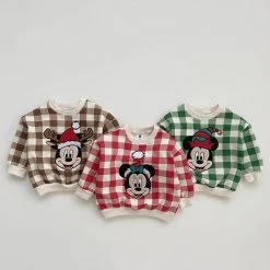 Disney Xmas Gingham Sweatshirt 7 Disney Xmas Gingham Sweatshirt -Mini Moments Shop image a5d72a03 20df 4067 85d7 089908f1fd53