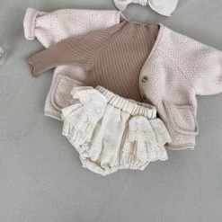 Baby Ribbed Long Sleeve Top - Beige -Mini Moments Shop image c1a0cff1 f98c 4739 9e81 1242602ed0e8