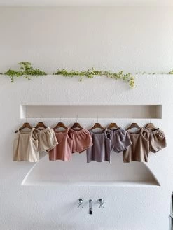 Waffle Cami Set - Rose -Mini Moments Shop image c1c5c5f5 fcbb 4c51 af43 99b845af82d2