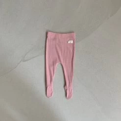 Baby Footed Leggings - Pink