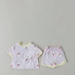 Ice Cream Shorties Set | Pink