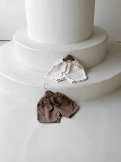 Pull On Shorts - Cream -Mini Moments Shop image d0e12a0d 4033 4cf4 ba50 6c8fbe674d1e