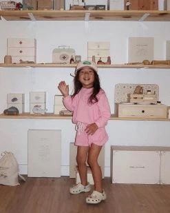 Kid's Waffle Set | Pink -Mini Moments Shop image d1d02b23 0ab3 4d4b a353 6606b2eae8df