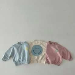 Smile Sweatshirt - Pink -Mini Moments Shop image da0a5698 64fb 4857 a310 b6215f1a873a