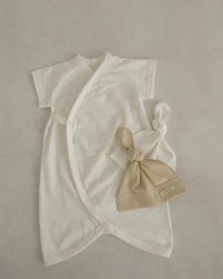 Newborn Kimono + Hat Set | Cream