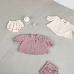 Collared Gauze Set - Cream -Mini Moments Shop image ecac6300 d386 4156 92b6 47b48d5a2478