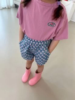 Tulip Crop Shorties Set | Pink -Mini Moments Shop image f95d6f6a 282f 4c42 8ed0 595c047ffa21