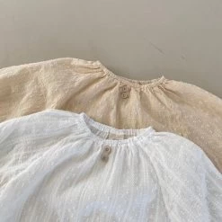 Baby Embroidery Blouse - Beige -Mini Moments Shop image fab1d7d2 c754 443f 8e70 ef6619db1d56